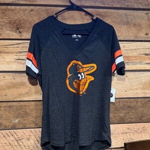 MLB Black and Orange Short Sleeve Tee